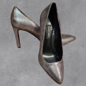 Nine West Heels Silver Size 7